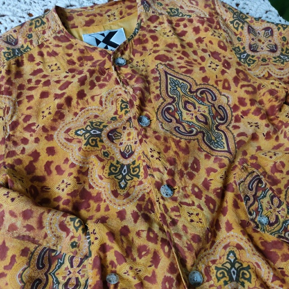 Vintage Silk Bomber Jacket - Picture 3 of 5